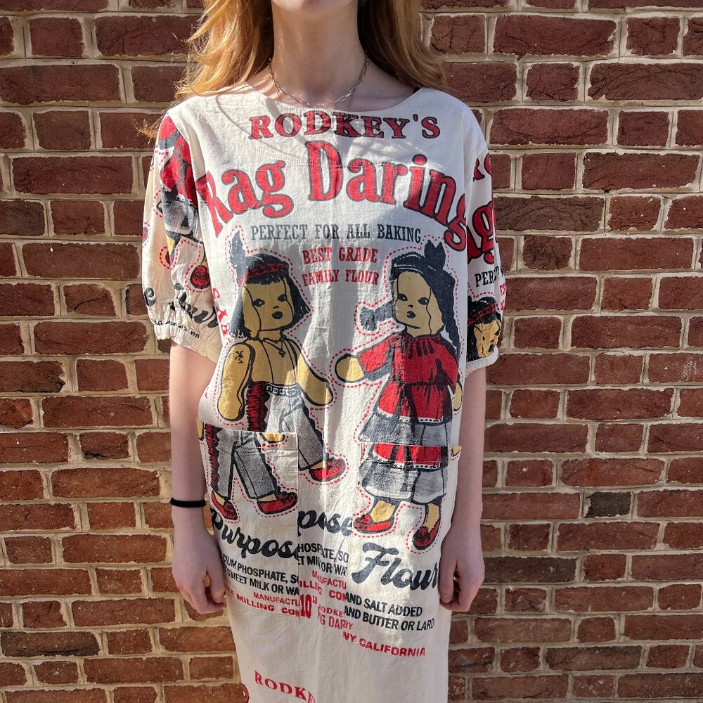 Vintage Flour Sack Dress - NEW